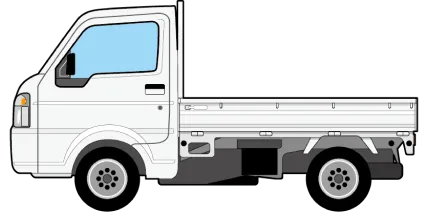 軽トラックのイラスト