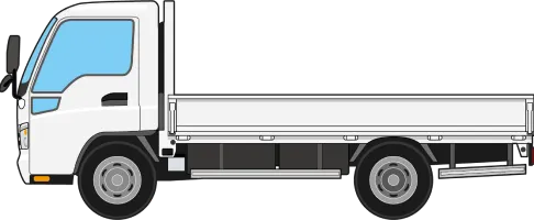 2tトラックのイラスト